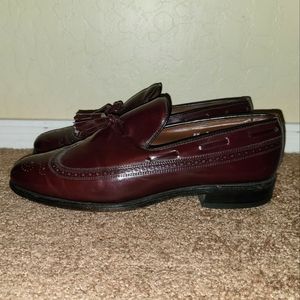 Allen Edmonds Berwick Wingtip Tassel Loafers Leather Men's Size 8.5 D